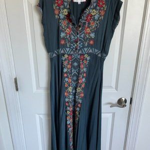 Johnny Was, size M, Blue floral